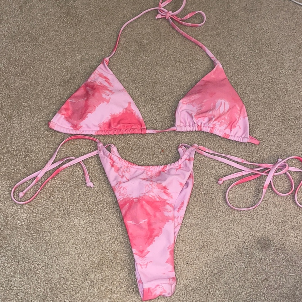 Pink Tie Dye bikini